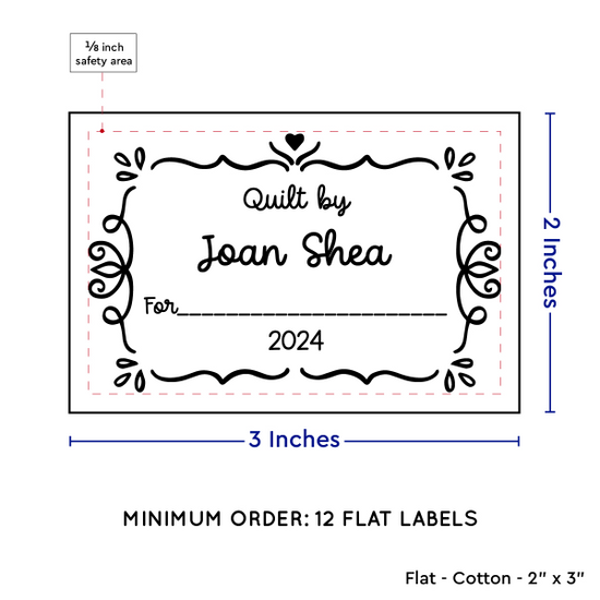 PPLR_HIDDEN_PRODUCT Swirl Accent Border (2"x3" Cotton - 12 labels/set)