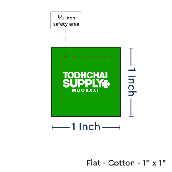 PPLR_HIDDEN_PRODUCT Print your Logo or Image on FLAT Cotton Tags