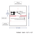 PPLR_HIDDEN_PRODUCT Print your logo/Image on Satin Tags (1.5" wide - Satin)