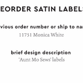 PPLR_HIDDEN_PRODUCT Reorder Previous Label Design - SATIN