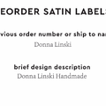 PPLR_HIDDEN_PRODUCT Reorder Previous Label Design - SATIN