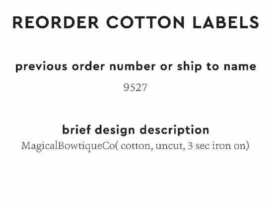 PPLR_HIDDEN_PRODUCT Reorder Previous Label Design - COTTON