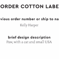 PPLR_HIDDEN_PRODUCT Reorder Previous Label Design - COTTON
