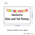 PPLR_HIDDEN_PRODUCT Colorful Banner (2"x3" Cotton - 12 labels/set)