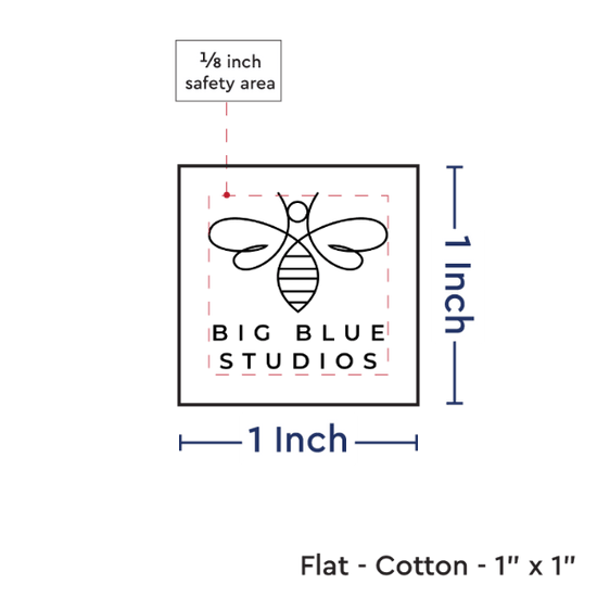 PPLR_HIDDEN_PRODUCT Print your Logo or Image on FLAT Cotton Tags