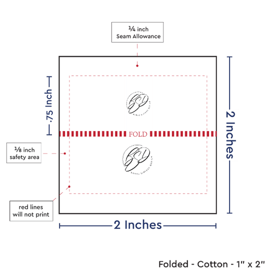 PPLR_HIDDEN_PRODUCT Print Your Logo or Image on FOLDED Cotton Tags