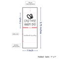 PPLR_HIDDEN_PRODUCT Heart and Paw Print (1" wide - Satin)