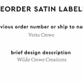 PPLR_HIDDEN_PRODUCT Reorder Previous Label Design - SATIN