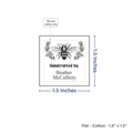 PPLR_HIDDEN_PRODUCT Floral Bee (1.5"x1.5"-Cotton)