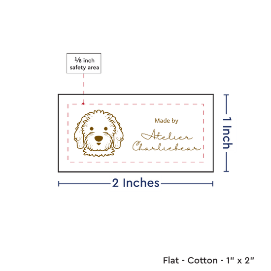 PPLR_HIDDEN_PRODUCT Print your Logo or Image on FLAT Cotton Tags