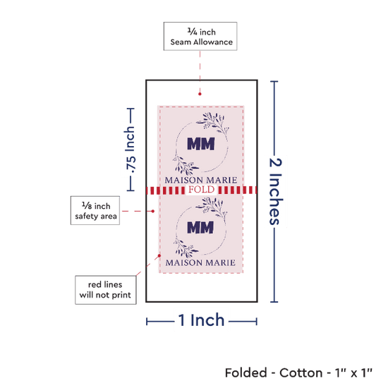 PPLR_HIDDEN_PRODUCT Print Your Logo or Image on FOLDED Cotton Tags