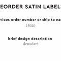 PPLR_HIDDEN_PRODUCT Reorder Previous Label Design - SATIN