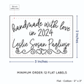 PPLR_HIDDEN_PRODUCT Double Heart Border (2"x3" Cotton - 12 labels/set)
