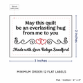 PPLR_HIDDEN_PRODUCT Double Heart Quote (2"x3" Cotton - 12 labels/set)