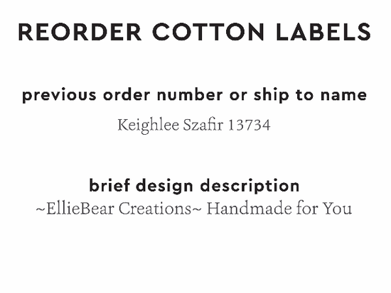 PPLR_HIDDEN_PRODUCT Reorder Previous Label Design - COTTON