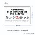PPLR_HIDDEN_PRODUCT Double Heart Quote (2"x3" Cotton - 12 labels/set)