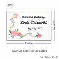 PPLR_HIDDEN_PRODUCT Thread and Flowers (2"x3" Cotton - 12 labels/set)