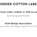 PPLR_HIDDEN_PRODUCT Reorder Previous Label Design - COTTON