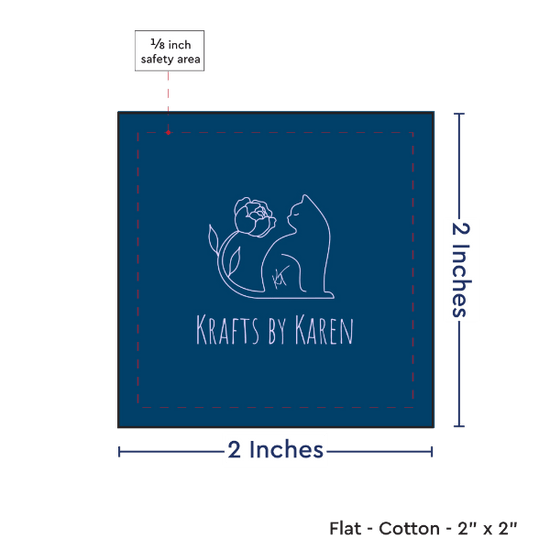 PPLR_HIDDEN_PRODUCT Print your Logo or Image on FLAT Cotton Tags