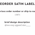PPLR_HIDDEN_PRODUCT Reorder Previous Label Design - SATIN