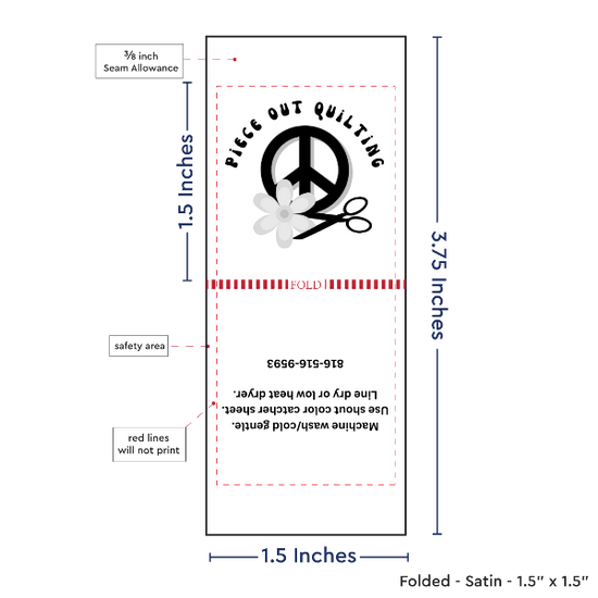 PPLR_HIDDEN_PRODUCT Print your logo/Image on Satin Tags (1.5" wide - Satin)