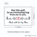 PPLR_HIDDEN_PRODUCT Double Heart Quote (2"x3" Cotton - 12 labels/set)