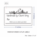 PPLR_HIDDEN_PRODUCT Winter Birds with Fill in Blanks (2"x3" Cotton - 12 labels/set)