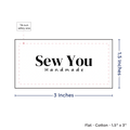 PPLR_HIDDEN_PRODUCT Print your Logo or Image on FLAT Cotton Tags