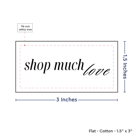 PPLR_HIDDEN_PRODUCT Print your Logo or Image on FLAT Cotton Tags