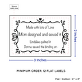 PPLR_HIDDEN_PRODUCT Swirl Accent Border (2"x3" Cotton - 12 labels/set)