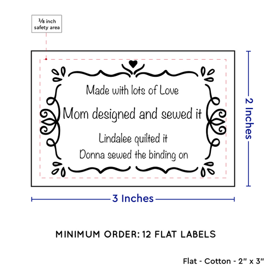 PPLR_HIDDEN_PRODUCT Swirl Accent Border (2"x3" Cotton - 12 labels/set)