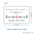 PPLR_HIDDEN_PRODUCT Double Heart Quote (2"x3" Cotton - 12 labels/set)