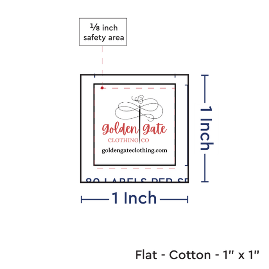 PPLR_HIDDEN_PRODUCT Print your Logo or Image on FLAT Cotton Tags