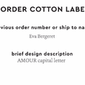 PPLR_HIDDEN_PRODUCT Reorder Previous Label Design - COTTON