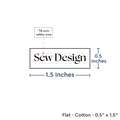 PPLR_HIDDEN_PRODUCT Print your Logo or Image on FLAT Cotton Tags