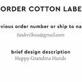 PPLR_HIDDEN_PRODUCT Reorder Previous Label Design - COTTON