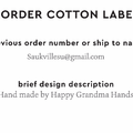 PPLR_HIDDEN_PRODUCT Reorder Previous Label Design - COTTON