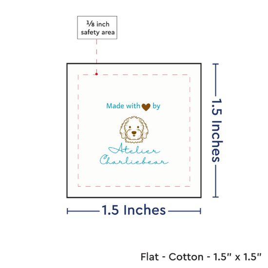 PPLR_HIDDEN_PRODUCT Print your Logo or Image on FLAT Cotton Tags
