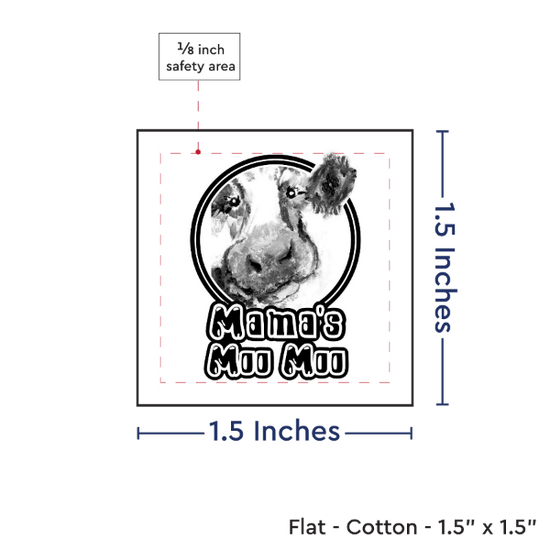 PPLR_HIDDEN_PRODUCT Print your Logo or Image on FLAT Cotton Tags