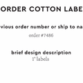 PPLR_HIDDEN_PRODUCT Reorder Previous Label Design - COTTON