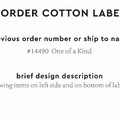 PPLR_HIDDEN_PRODUCT Reorder Previous Label Design - COTTON