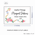 PPLR_HIDDEN_PRODUCT Thread and Flowers (2"x3" Cotton - 12 labels/set)