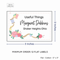 PPLR_HIDDEN_PRODUCT Thread and Flowers (2"x3" Cotton - 12 labels/set)