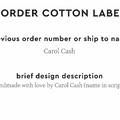 PPLR_HIDDEN_PRODUCT Reorder Previous Label Design - COTTON