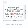 PPLR_HIDDEN_PRODUCT Double Heart Quote (2"x3" Cotton - 12 labels/set)