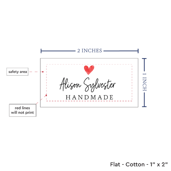 PPLR_HIDDEN_PRODUCT Simple Heart (2"x1"-Cotton)