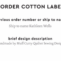 PPLR_HIDDEN_PRODUCT Reorder Previous Label Design - COTTON