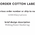 PPLR_HIDDEN_PRODUCT Reorder Previous Label Design - COTTON