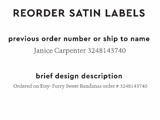 PPLR_HIDDEN_PRODUCT Reorder Previous Label Design - SATIN