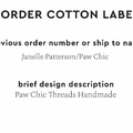 PPLR_HIDDEN_PRODUCT Reorder Previous Label Design - COTTON